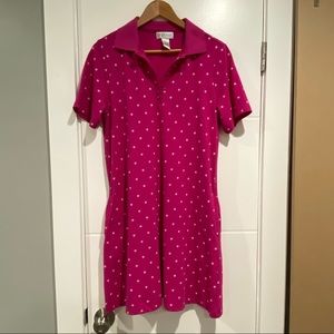 Vintage Y2K pink polo dress w/ pockets